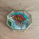 Box jewelry mosaic glass stained glass deco butterfly