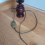 Bedside lamp turned wood