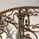 Vintage wrought iron coffee table -1940