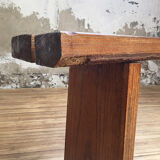 Artisanal pine bench