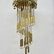 Mid-century design hanging lamp by Ernst Palme , Germany , 1970s