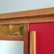 Armoire pieds compas relookée