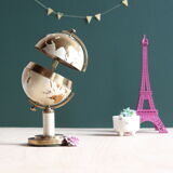 Globe Planet brass cigarette dispenser