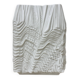 Rare Large Porcelain Rare White ‘Kaskade’ Vase – Martin Freyer for Rosentha