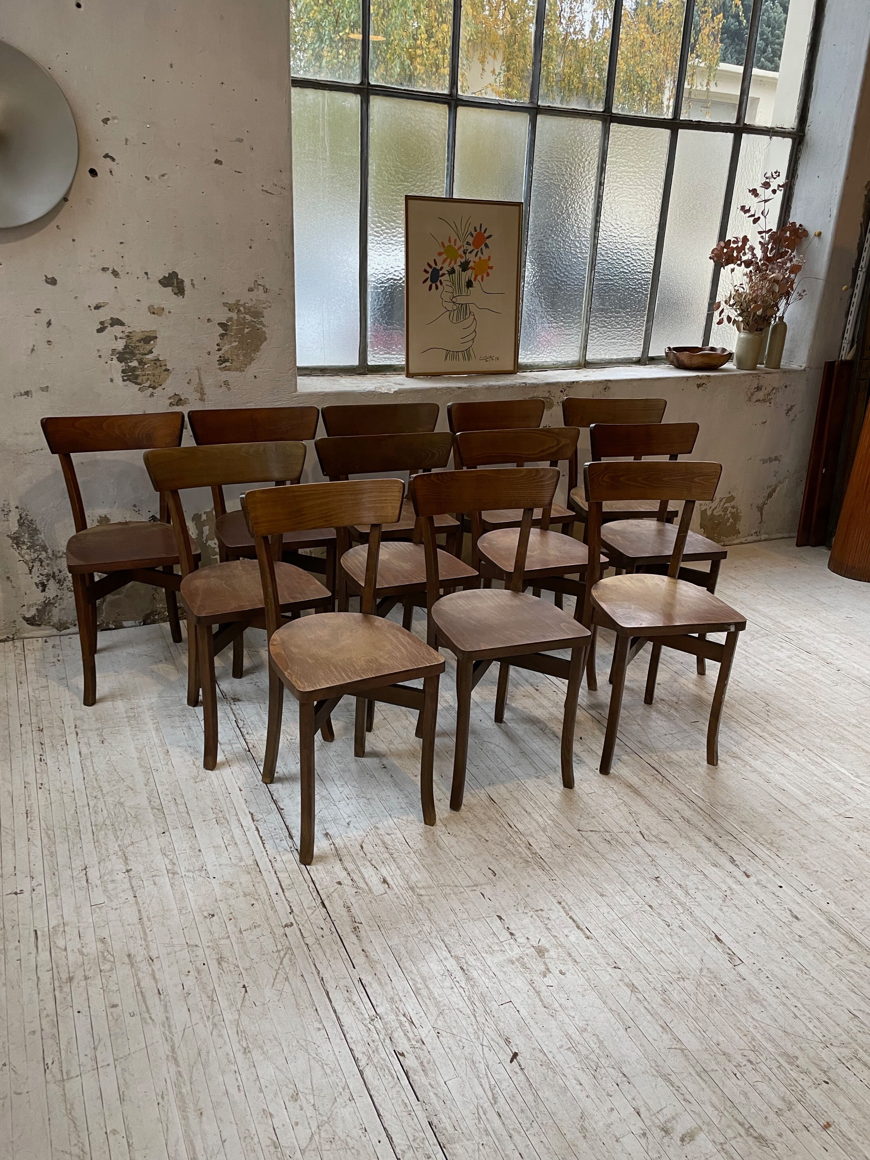 12 Baumann bistro chairs
