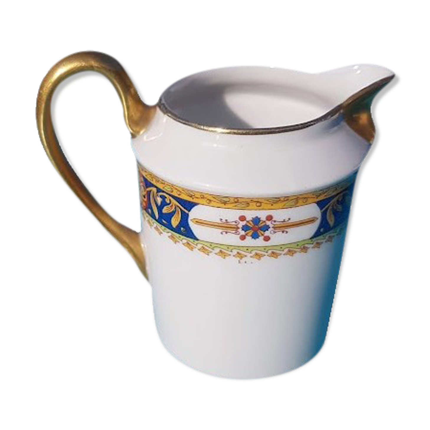 Milk pot Limoges porcelain