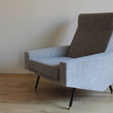 Pair of armchairs Troika by Paul Geoffroy and published by Airborne 50