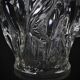 Unsigned Lalique Bacchantes vase in clear crystal, mid-20th century