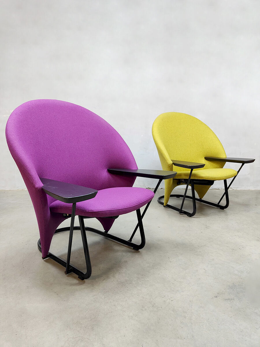 Vintage Dutch design Artifort armchair Floris van den Broecke easy chair 'Winner'