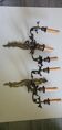 Paire d'appliques en bronze Louis XV