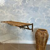 Bamboo umbrella stand attributed to Franco Albini for Bonacina, Italy, 1950s.