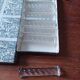 12 vintage crystal knife rests