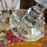 Six glass champagne or dessert glasses, Seca