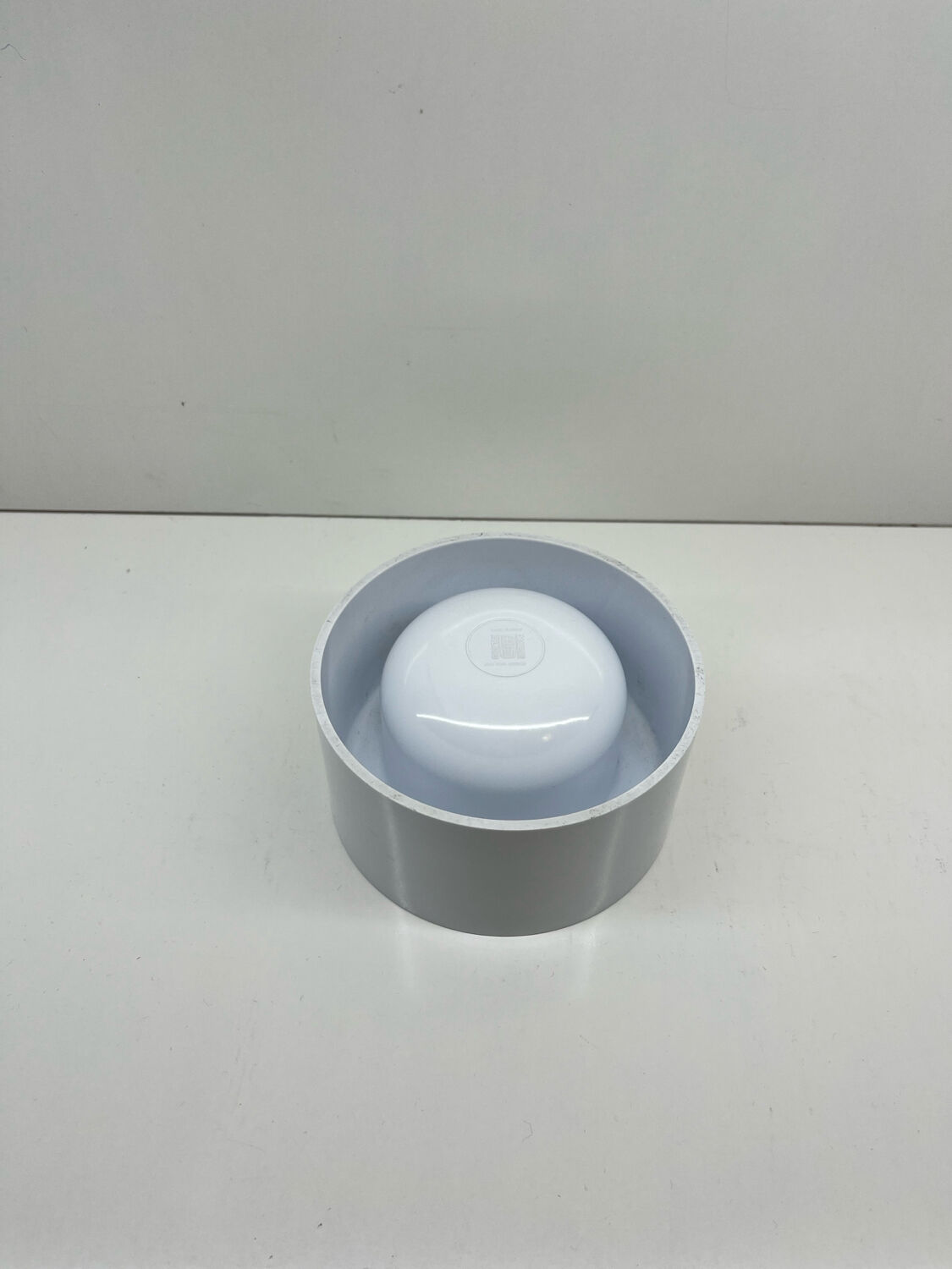 Enzo Mari ashtray Borneo - Danese Milano - White melamine - Design