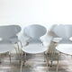 Suite of 6 chairs "ant" Jacobsen, ed. Fritz Hansen 2002