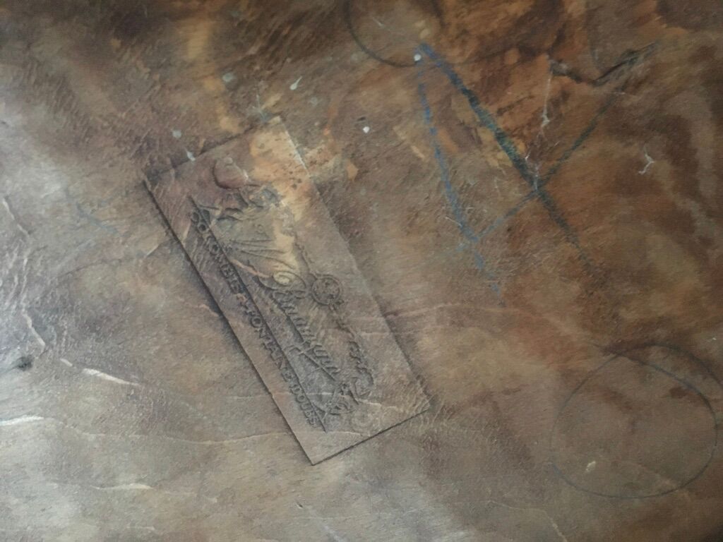 Baumann wood and leather chairs