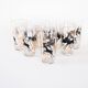 Set of eight glasses, Danish design, 1970s, manufactured in Denmark