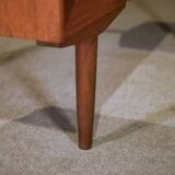 Scandinavian teak desk produced by Samcom Denmark, 1960s