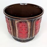 Large vintage fat lava west germany plant pot