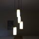 Suspension lustre cascade en verre Parscot