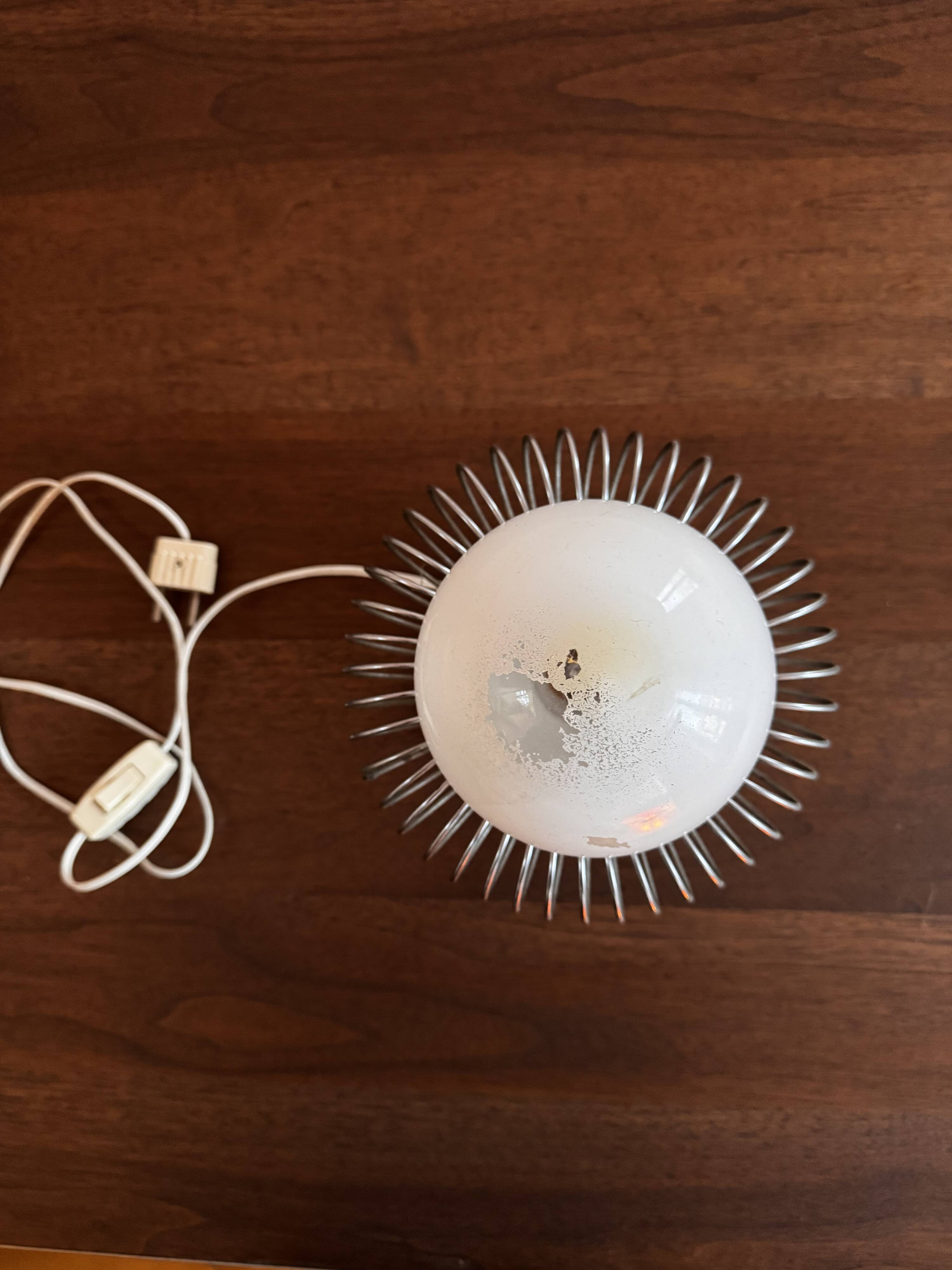 Lampe ressort Philippe Rogier, années 70