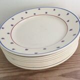 8 assiettes plates