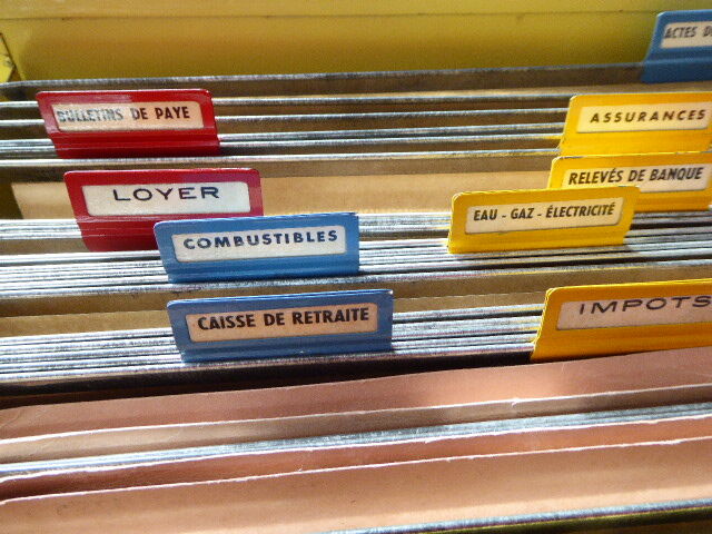 COLUMBIA - suitcase vintage 50/60s yellow metal Binder