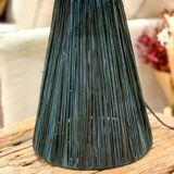 Night blue raffia table lamp