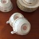 Lot de 7 tasses et 6 sous tasses Porcelaine pâte & émail Chartres s/Cher