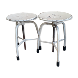 2 tripod stools 1970