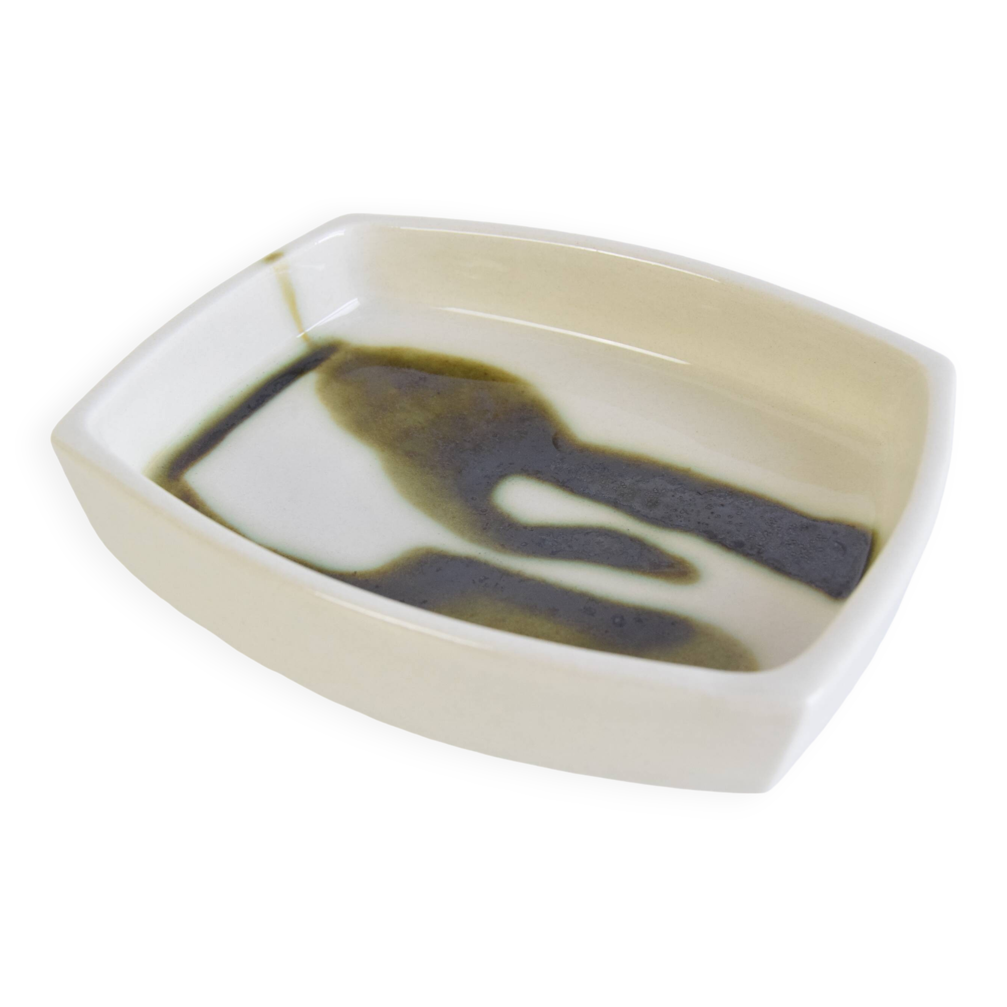 Ceramic bowl or ashtray, Ditmar Urbach, 1960s. Made in Czechoslovakia in the 1960s
