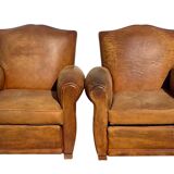 Paire de Fauteuils Club