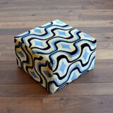 Table d’appoint / Pouf design Italien vintage 1970s