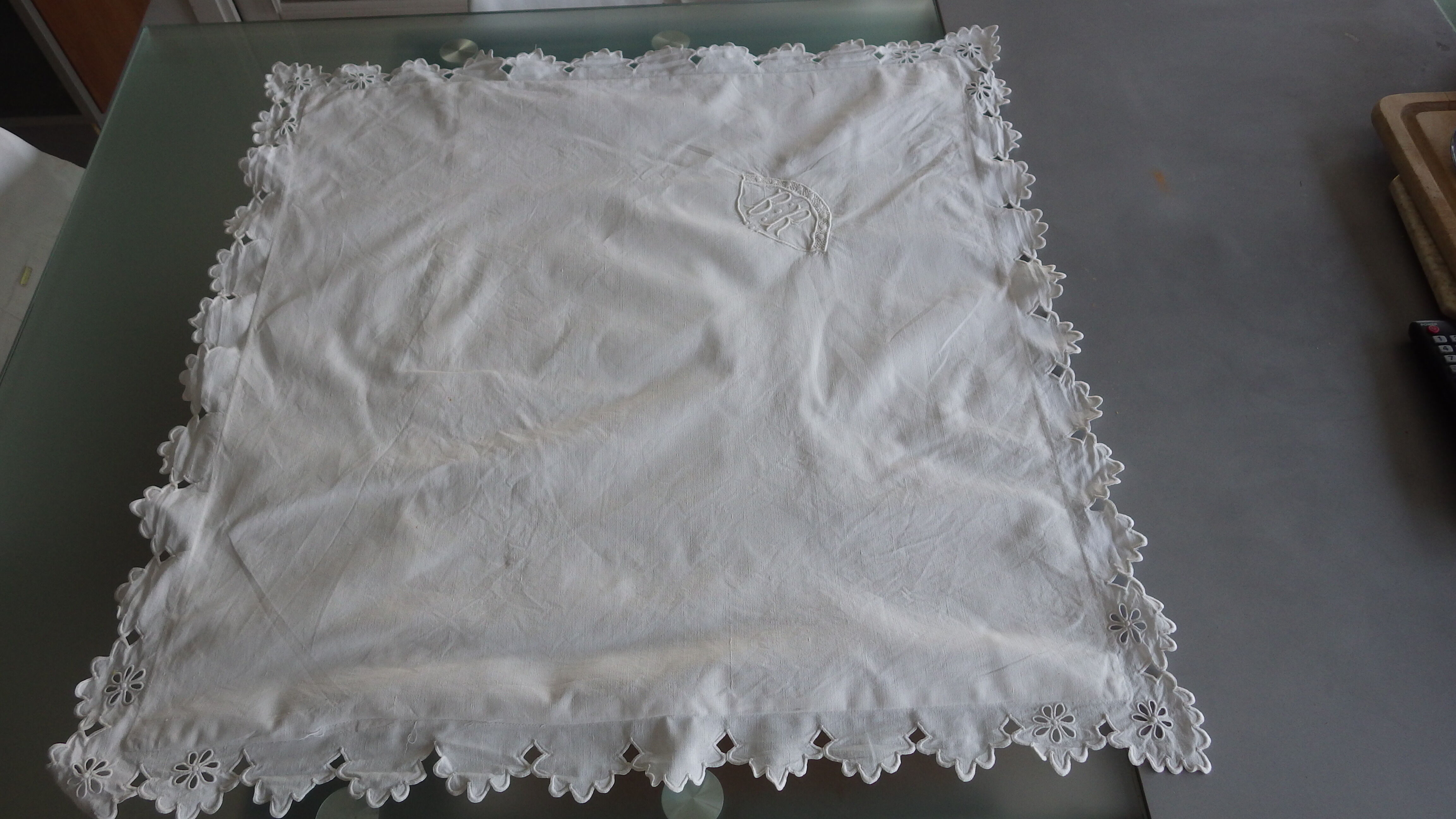 Old embroidered pillowcase BR