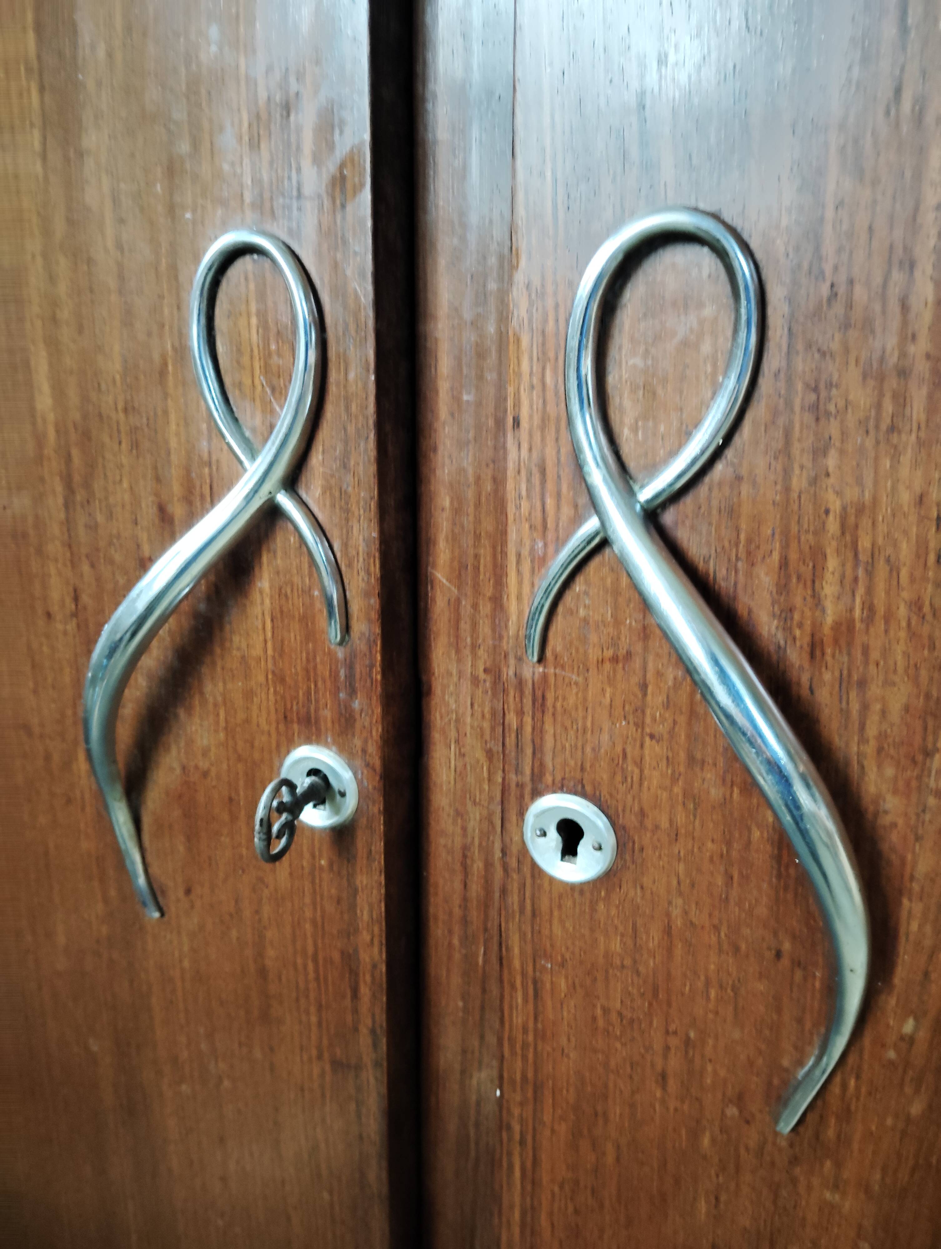 Asymmetrical art deco wardrobe