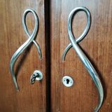 Asymmetrical art deco wardrobe