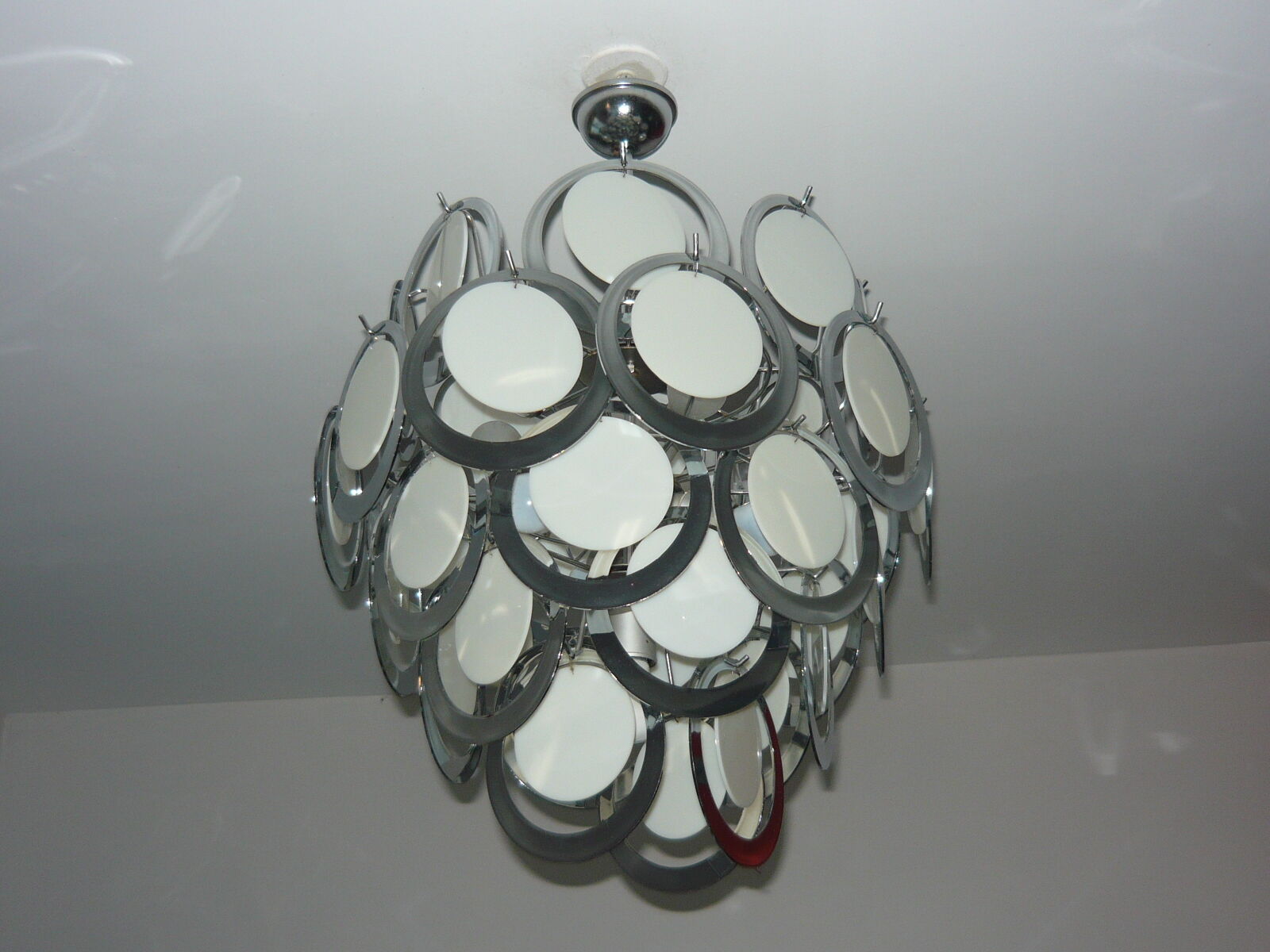 Suspended chandelier space age of the years 60