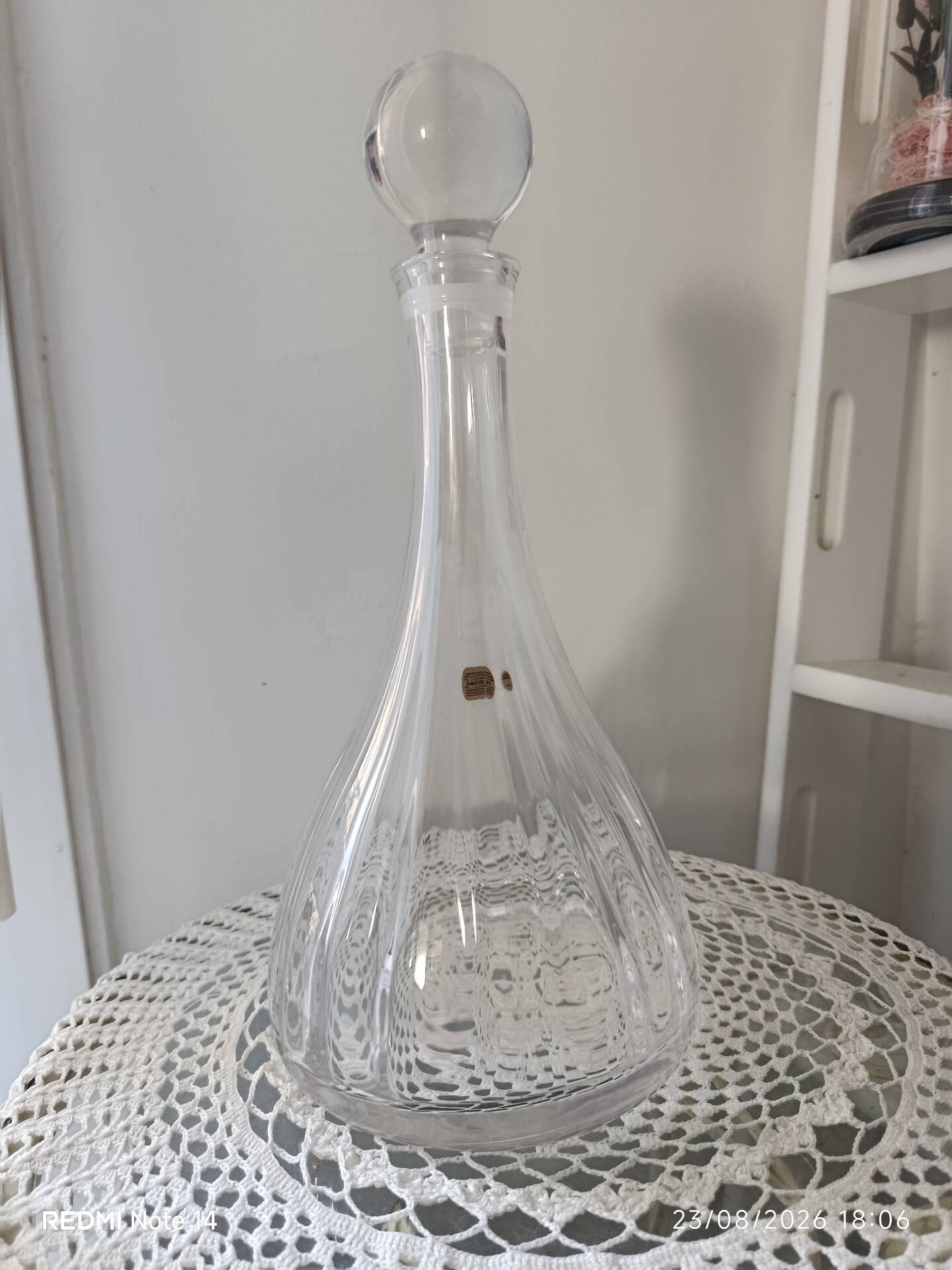 Carafe en cristal