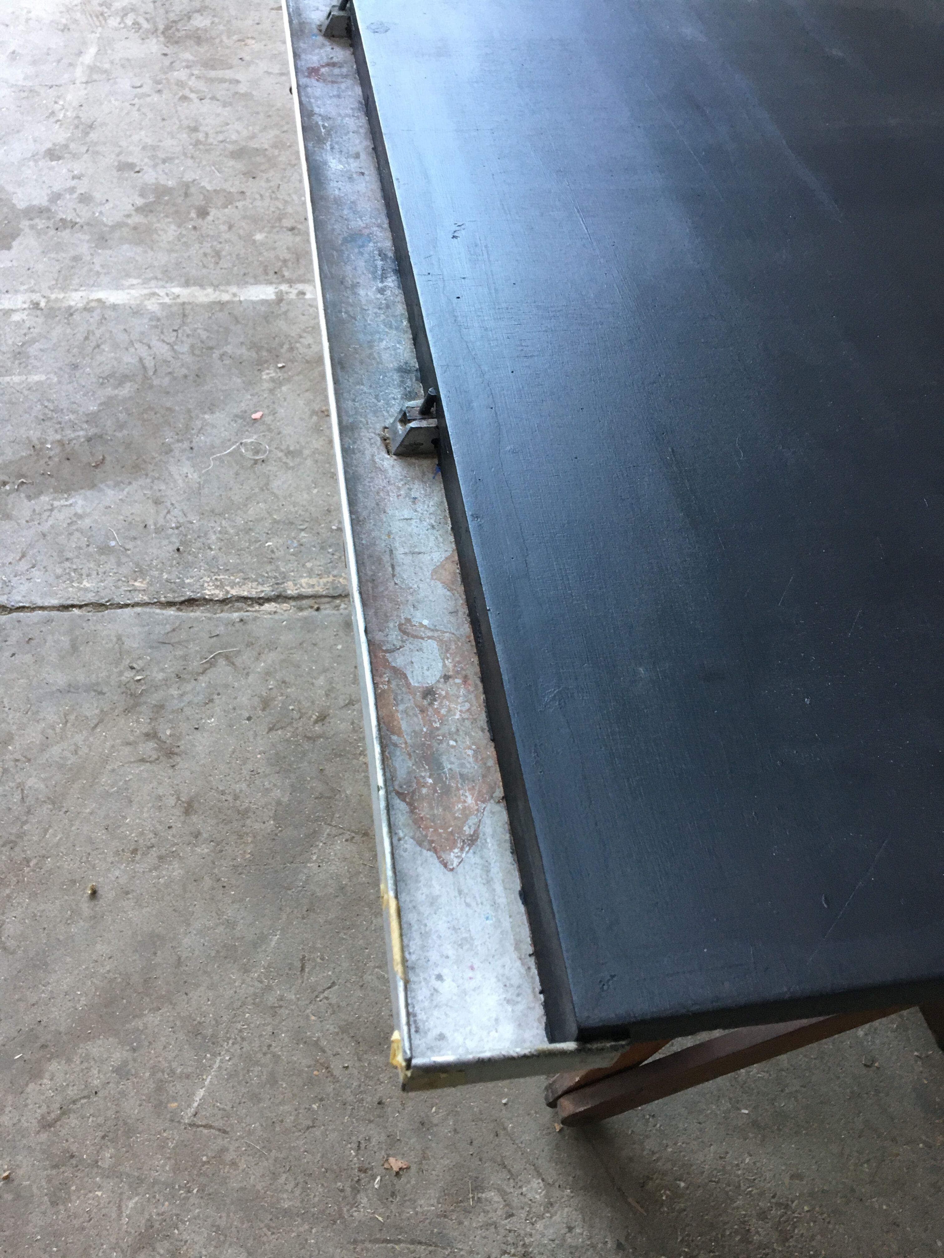 Antique wooden drawing table 1940 from Unic Paris