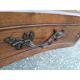 19th century walnut chest of drawers with 3 drawers