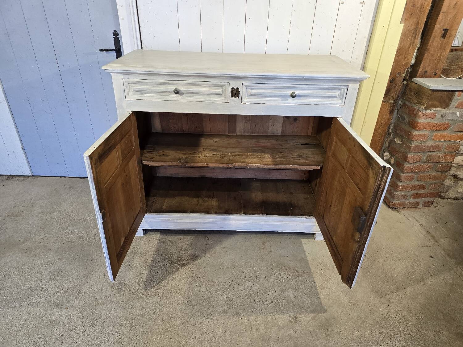 Louis Philippe style 2-door, 2-drawer sideboard