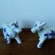 Delft Blue Cow Salt and Pepper Shakers