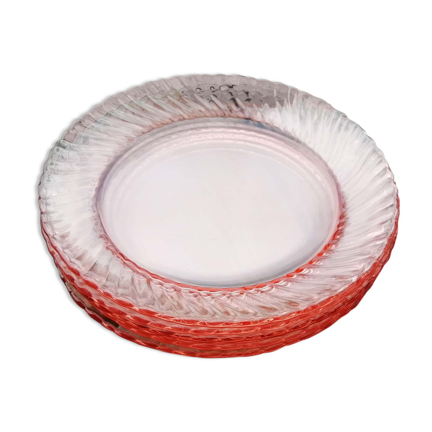 Lot assietes dessert Rosaline