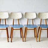 Chaises de salle à manger vintage de Ton, 1960'