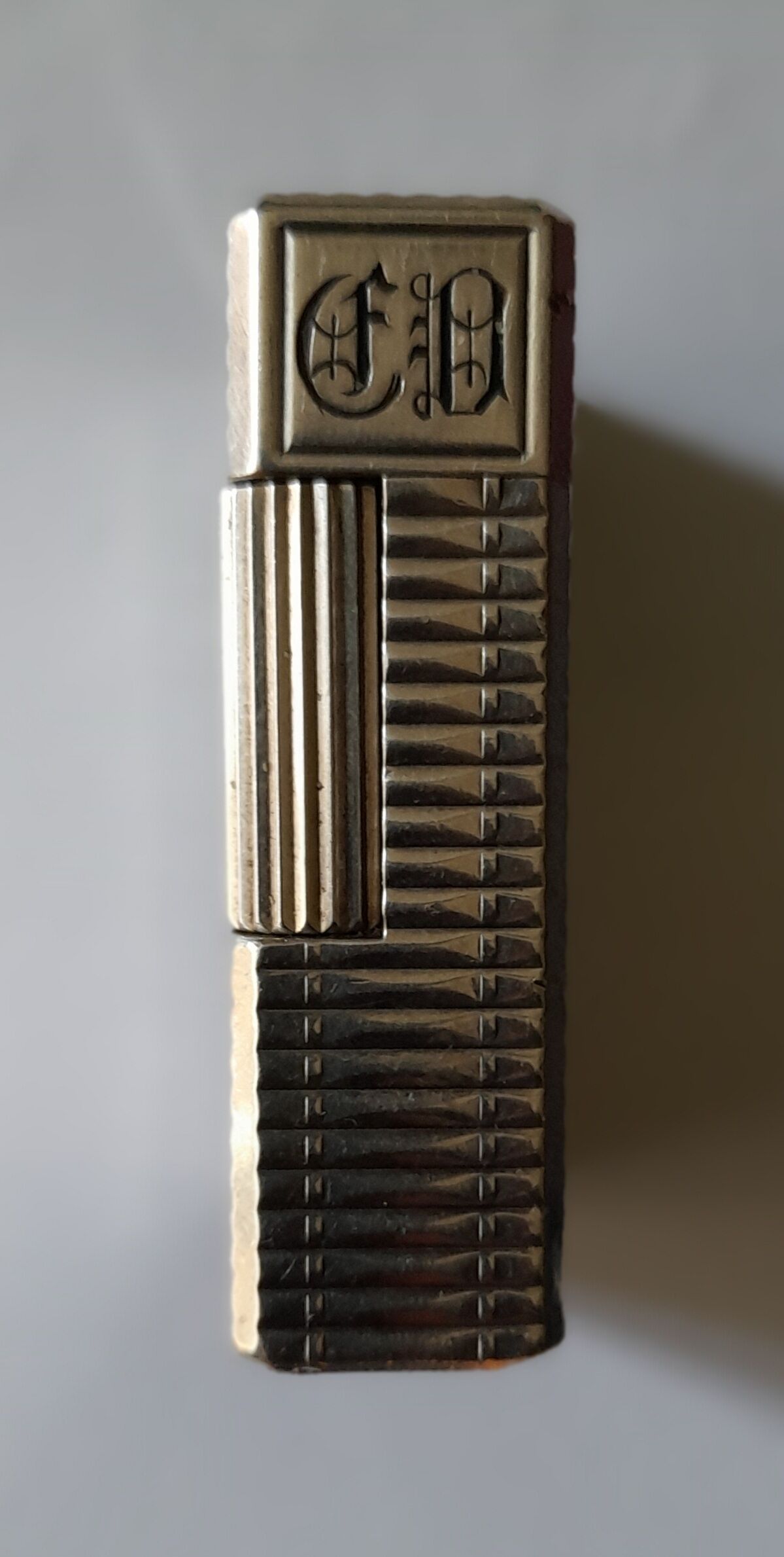 Briquet st dupont argent massif années 60 Selency