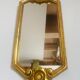 Antique gilded mirror.