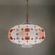 60s embroidered lantern chandelier