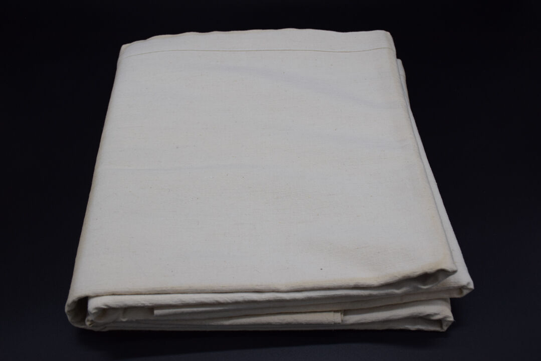 Drap ancien métis et lin XIXe