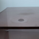 Vintage plexiglass bedside table