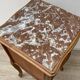 Nightstand Antique Wood and MARBLE